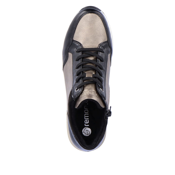 Remonte Artikelnummer D0T70-01 remonte Damen Sneaker mattschwarz-mondgrau 50% Rabatt für begrenzte Zeit