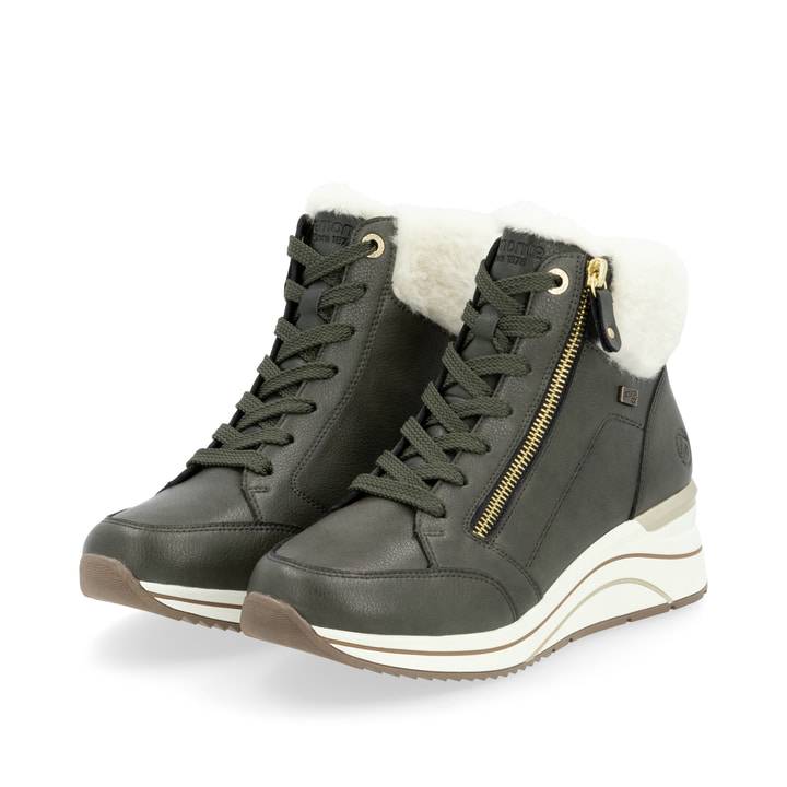 Remonte Artikelnummer D0T77-52 remonte Damen Schnürstiefel tannengrün Angebote
