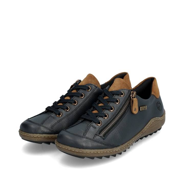 Remonte Artikelnummer R1402-16 remonte Damen Schnürschuhe königsblau-nougatbraun Hotsell