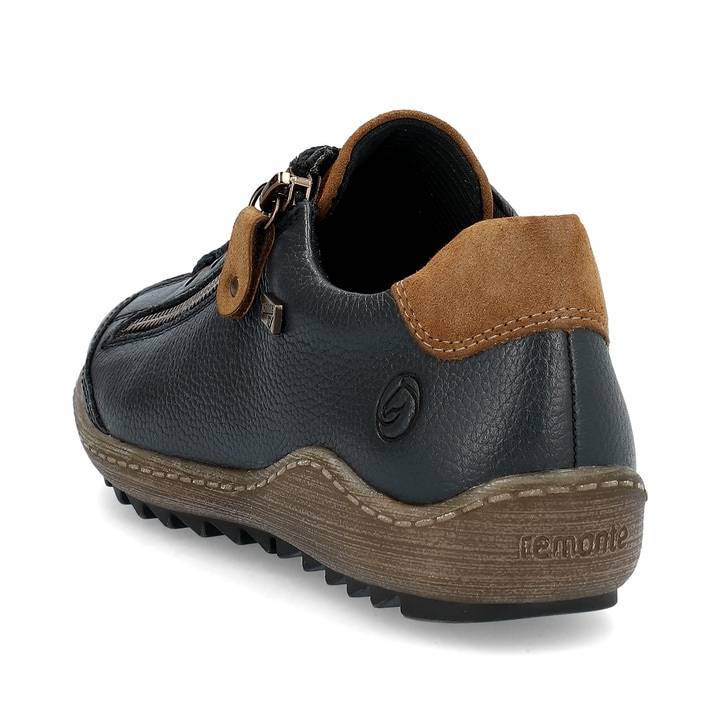Remonte Artikelnummer R1402-16 remonte Damen Schnürschuhe königsblau-nougatbraun Hotsell
