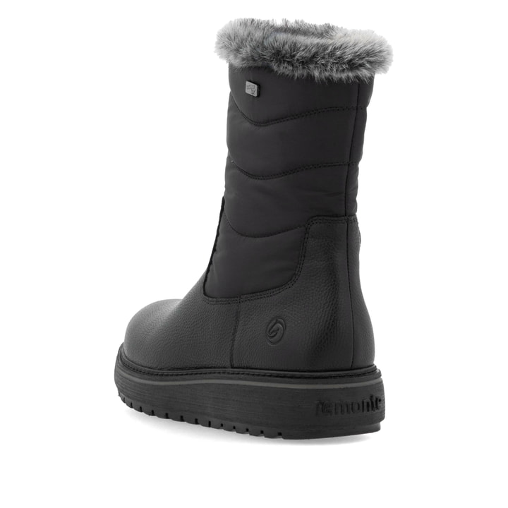 Remonte Artikelnummer D0U79-03 remonte Damen Hochschaftstiefel mitternachtsschwarz Fabrikverkauf
