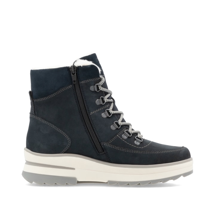 Remonte Artikelnummer D2B74-14 remonte Damen Schnürstiefel stahlblau Kostenloser Versand