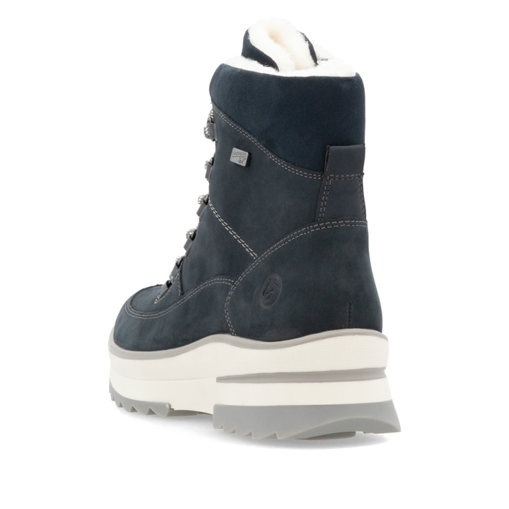 Remonte Artikelnummer D2B74-14 remonte Damen Schnürstiefel stahlblau Kostenloser Versand