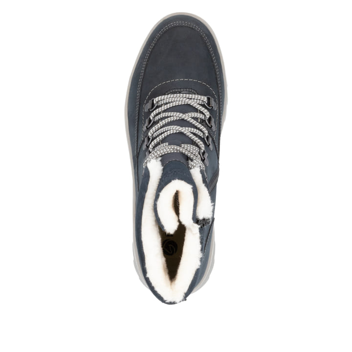 Remonte Artikelnummer D2B74-14 remonte Damen Schnürstiefel stahlblau Kostenloser Versand