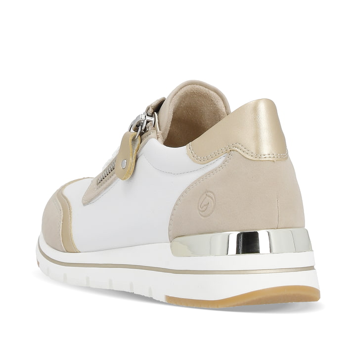 Remonte Artikelnummer R6709-80 remonte Damen Sneaker reinweiß-lehmbeige Fabrik Onlineshop