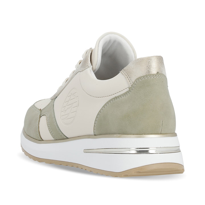 Remonte Artikelnummer D1G03-81 remonte Damen Sneaker vanilleweiß-khakigrün Fabrikpreis