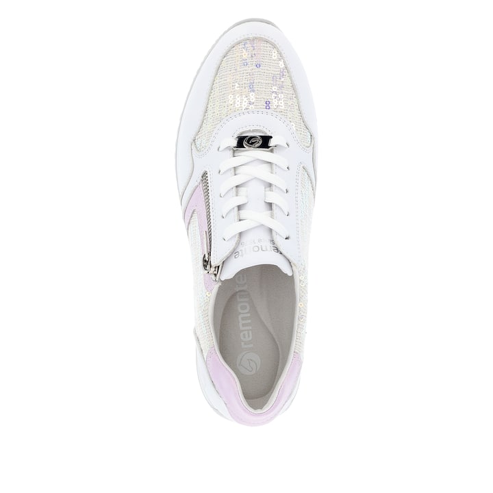 Remonte Artikelnummer D0H12-80 remonte Damen Sneaker reinweiß-blütenrosa Sonderangebot