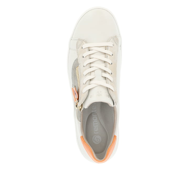 Remonte Artikelnummer D0J03-81 remonte Damen Sneaker altweiß-bronze-glutorange Günstig kaufen
