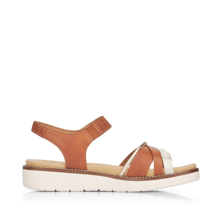 Remonte Artikelnummer D2058-24 remonte Damen Riemchensandalen karamellbraun Exklusivangebot
