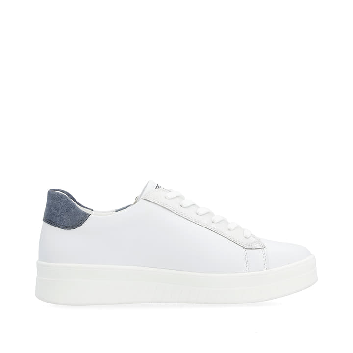 Remonte Artikelnummer D0J03-80 remonte Damen Sneaker perlweiß-metallicblau Saisonschlussverkauf
