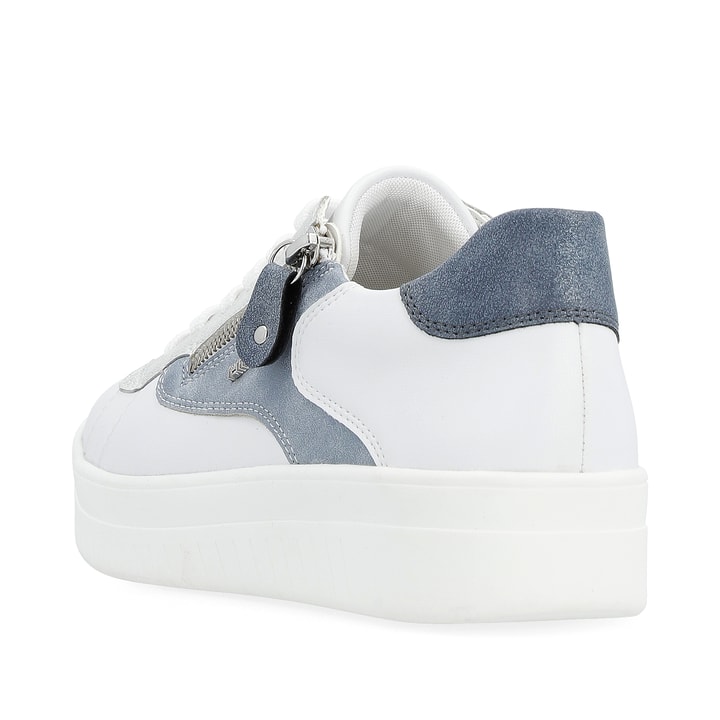 Remonte Artikelnummer D0J03-80 remonte Damen Sneaker perlweiß-metallicblau Saisonschlussverkauf