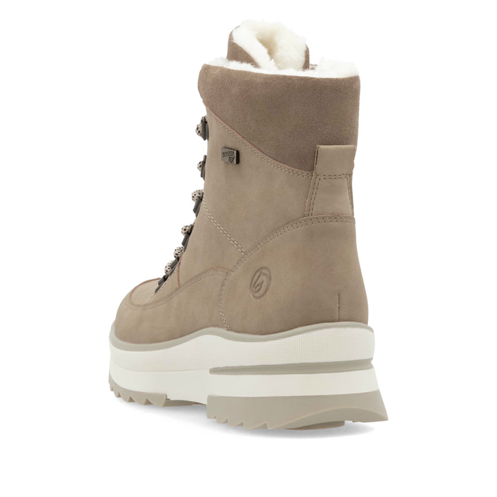 Remonte Artikelnummer D2B74-20 remonte Damen Schnürstiefel sandbeige Weihnachtsangebot