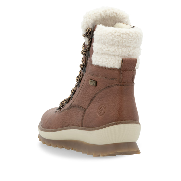 Remonte Artikelnummer R8485-24 remonte Damen Schnürstiefel noisette-edelweiß Jubiläumsangebot
