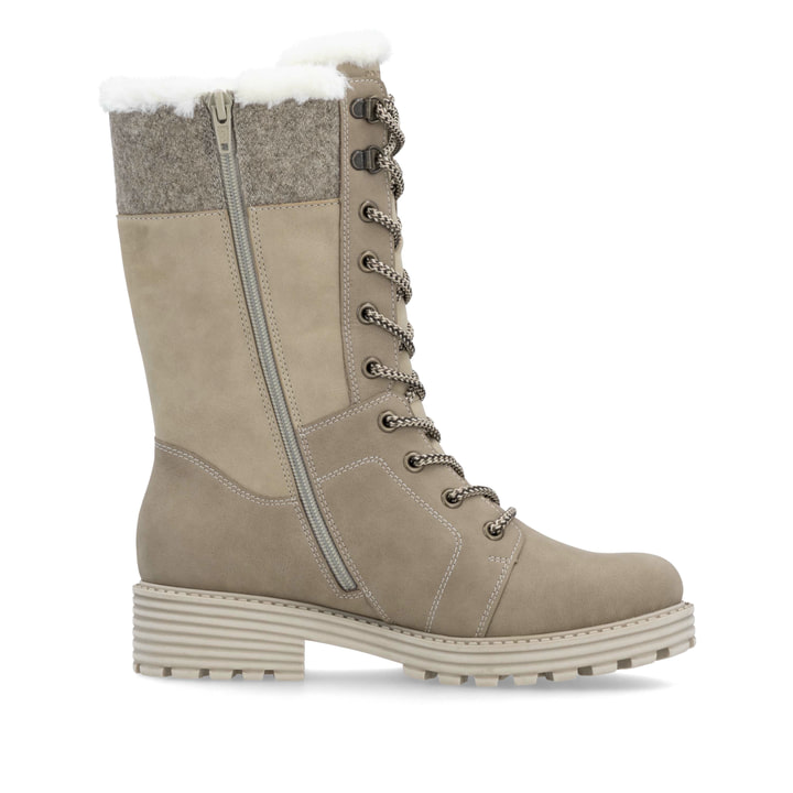 Remonte Artikelnummer D0W72-20 remonte Damen Hochschaftstiefel braunbeige Lagerräumung