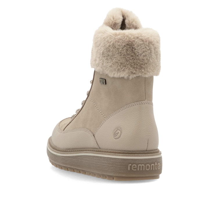 Remonte Artikelnummer D0U78-20 remonte Damen Schnürstiefel braunbeige Zeitlich begrenztes Angebot