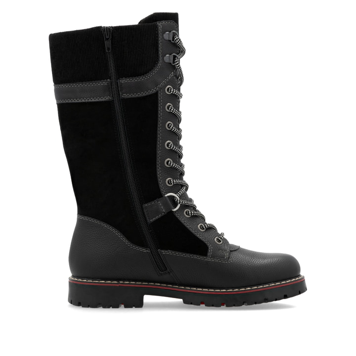 Remonte Artikelnummer D9380-02 remonte Damen Hochschaftstiefel tiefschwarz Blitzangebot