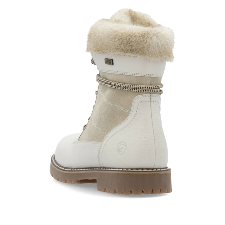 Remonte Artikelnummer D9381-80 remonte Damen Schnürstiefel perlweiß-hellbeige Große Rabatte