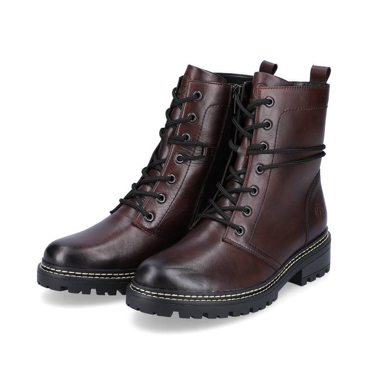 Remonte Artikelnummer D0B75-35 remonte Damen Schnürstiefel weinrot Begrenzte Freigabe