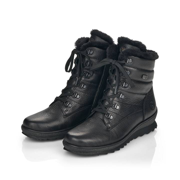 Remonte Artikelnummer R8480-01 remonte Damen Schnürstiefel tiefschwarz Letzte 3 Tage