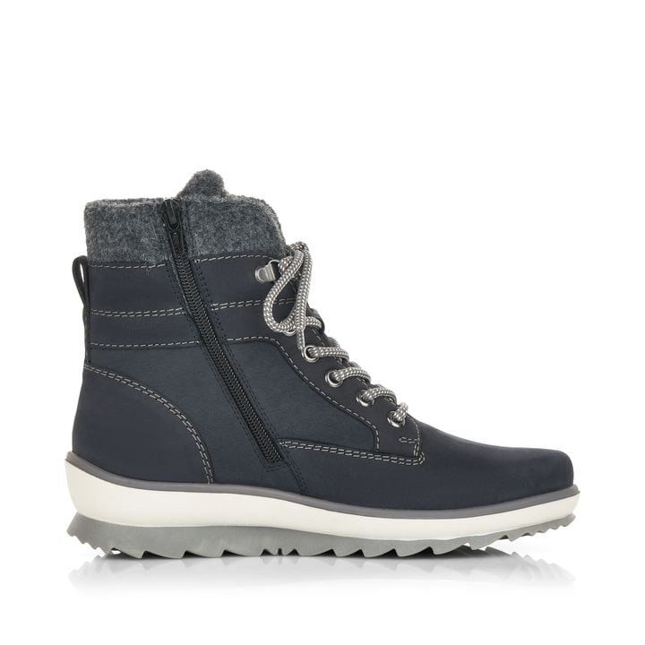 Remonte Artikelnummer R8477-14 remonte Damen Schnürstiefel pazifikblau Letzter Tag