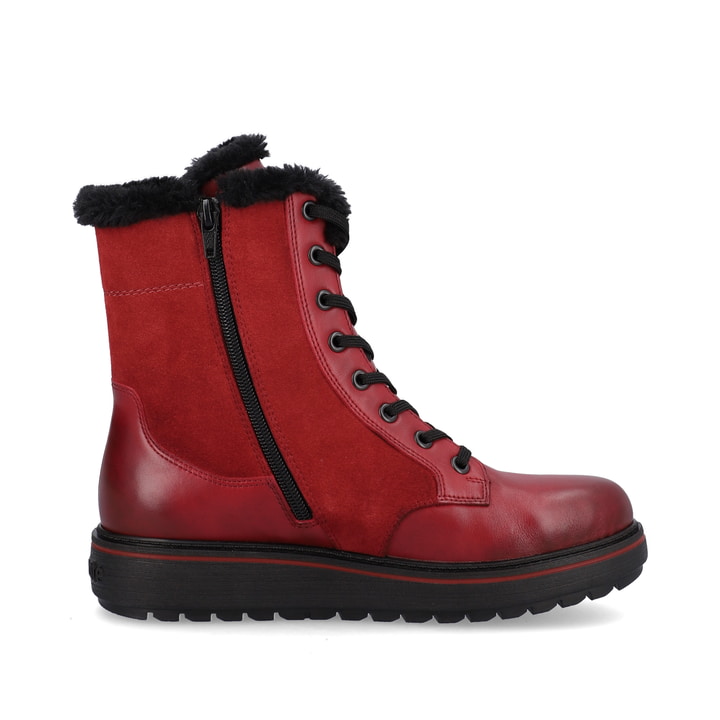 Remonte Artikelnummer D0U76-35 remonte Damen Schnürstiefel kirschrot Bis zu 50% Rabatt