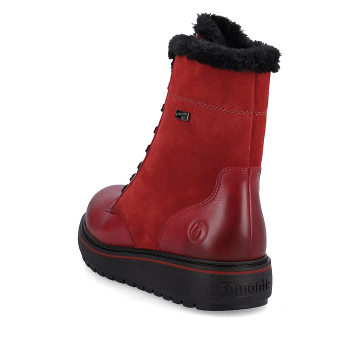 Remonte Artikelnummer D0U76-35 remonte Damen Schnürstiefel kirschrot Bis zu 50% Rabatt