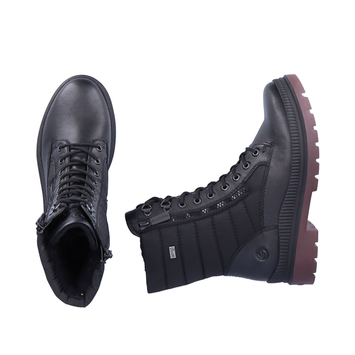 Remonte Artikelnummer D0C76-01 remonte Damen Schnürstiefel nachtschwarz Nur für heute