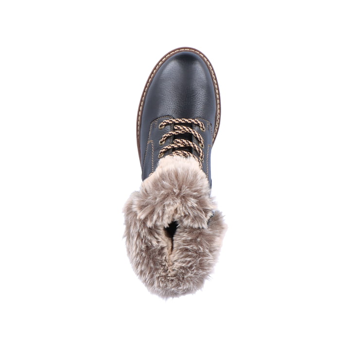 Remonte Artikelnummer D0B74-01 remonte Damen Schnürstiefel asphaltschwarz Vierteljährliche Förderung