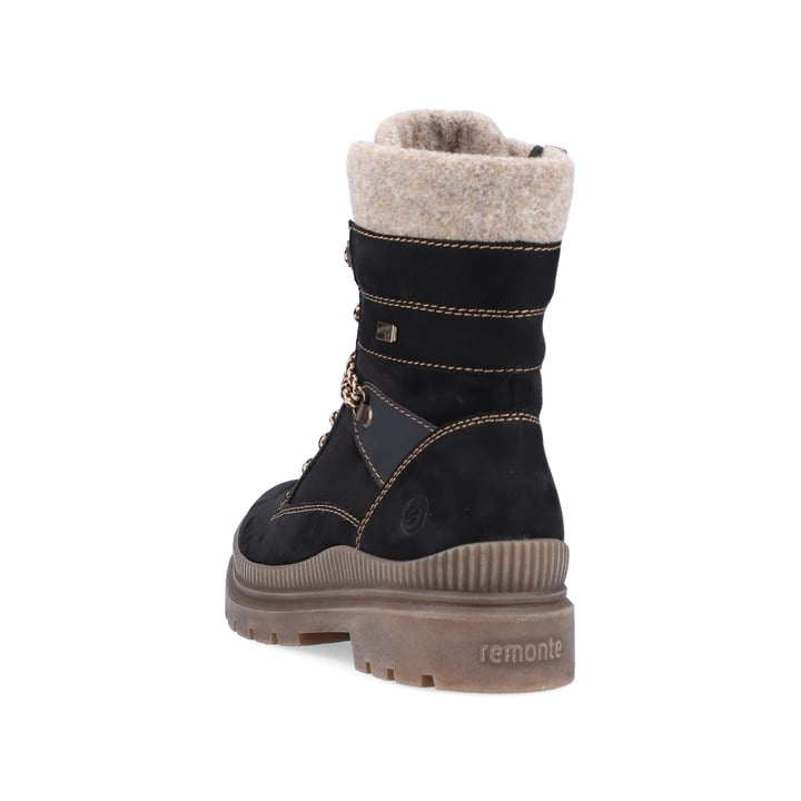 Remonte Artikelnummer D0C77-02 remonte Damen Schnürstiefel asphaltschwarz Super Rabatt