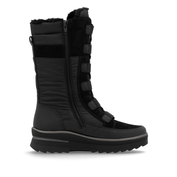 Remonte Artikelnummer D2B71-02 remonte Damen Hochschaftstiefel asphaltschwarz 50% Rabatt mit kostenlosem Versand