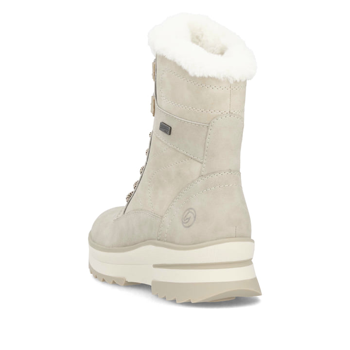 Remonte Artikelnummer D2B73-40 remonte Damen Schnürstiefel hellbeige Kostenloser Versand international