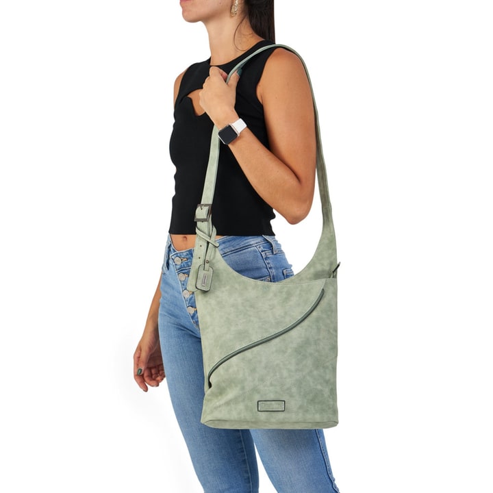 Remonte Artikelnummer Q0718-52 remonte Handtasche grüngrau Schlussverkauf