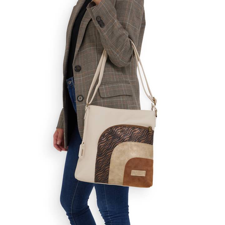 Remonte Artikelnummer Q0705-60 remonte Handtasche beigeweiß-metallic Großer Ausverkauf