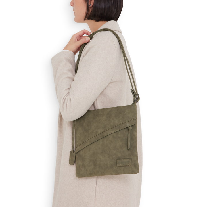 Remonte Artikelnummer Q0619-54 remonte Handtasche graugrün Online Shopping
