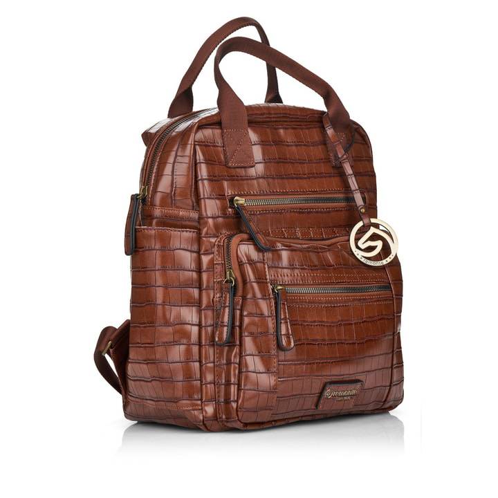 Remonte Artikelnummer Q0520-25 remonte Rucksack glanzbraun Kauf eins, bekomm eins gratis