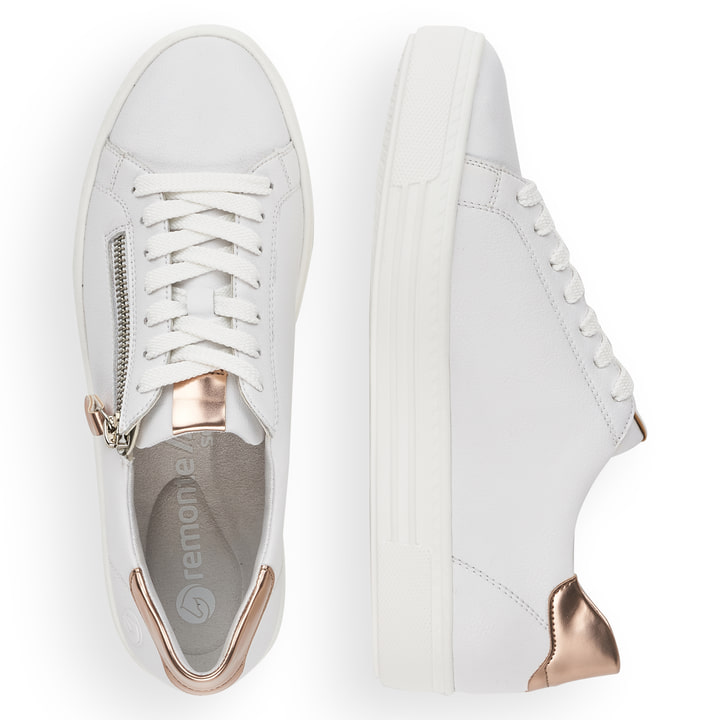 Remonte Artikelnummer D0903-81 remonte Damen Sneaker edelweiß-metallic Discount Store für neue Produkte