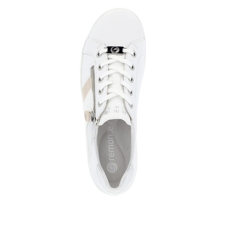 Remonte Artikelnummer D1E00-81 remonte Damen Schnürschuhe blütenweiß-metallic Riesige Rabatte