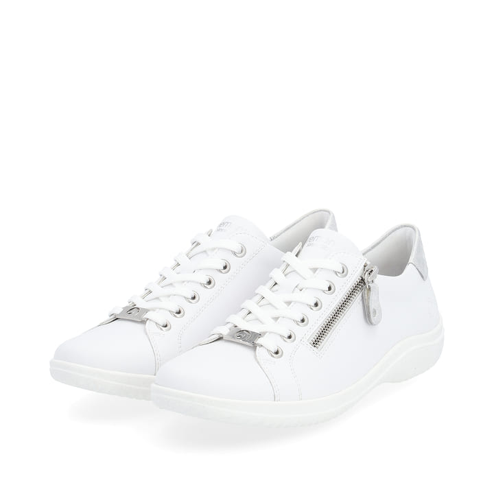 Remonte Artikelnummer D1E03-80 remonte Damen Schnürschuhe altweiß-metallicgrau Clearance-Verkauf