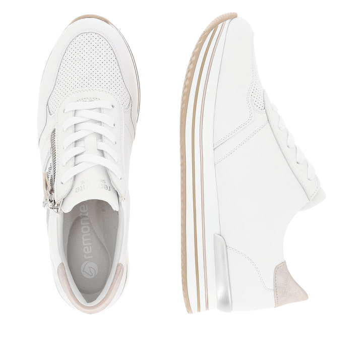 Remonte Artikelnummer D1318-80 remonte Damen Sneaker edelweiß-altrosa Speichern exportieren