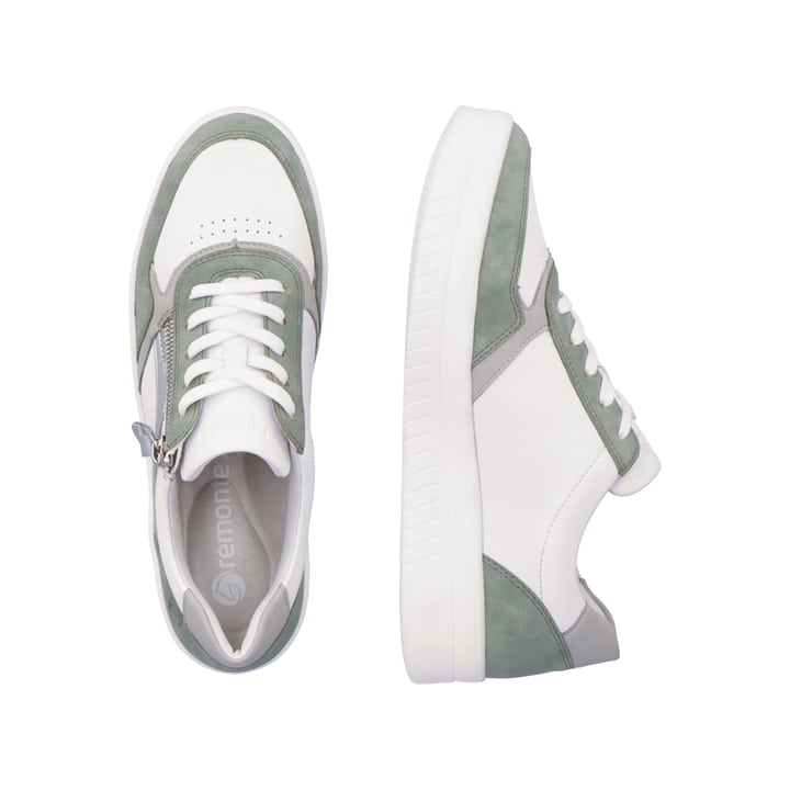 Remonte Artikelnummer D0J01-80 remonte Damen Sneaker edelweiß-mintgrün Im Verkauf