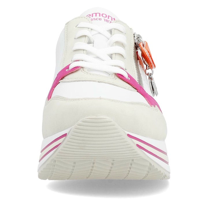 Remonte Artikelnummer D1323-80 remonte Damen Sneaker blütenweiß-fuchsia-orange zollfrei