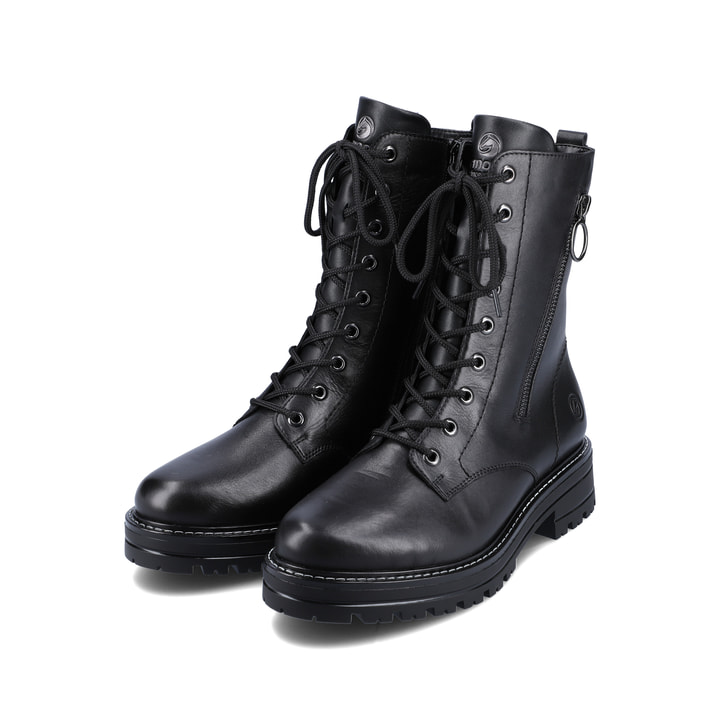 Remonte Artikelnummer D2281-01 remonte Damen Schnürstiefel mitternachtsschwarz Verkauf