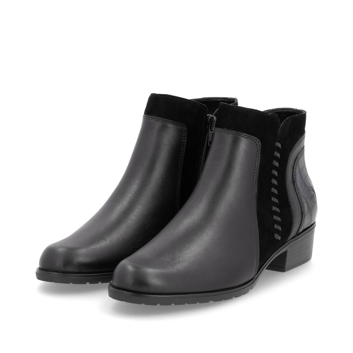 Remonte Artikelnummer D6893-02 remonte Damen Kurzstiefel stahlschwarz Schlussverkauf