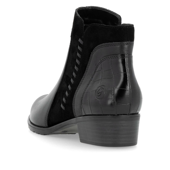 Remonte Artikelnummer D6893-02 remonte Damen Kurzstiefel stahlschwarz Schlussverkauf