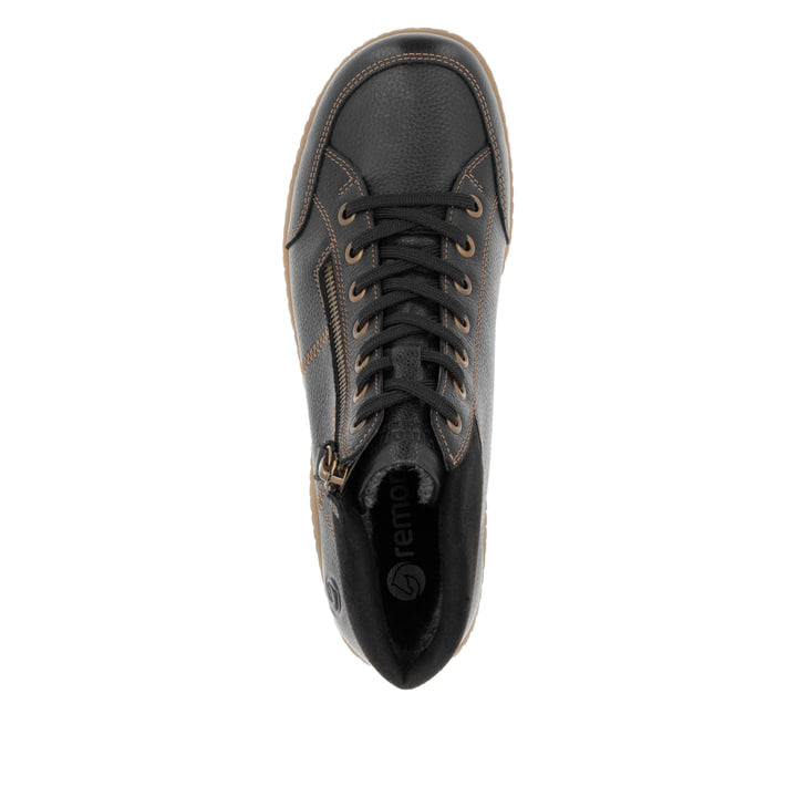 Remonte Artikelnummer R1457-02 remonte Damen Schnürschuhe graphitschwarz Neuheiten