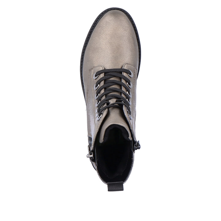 Remonte Artikelnummer D8671-91 remonte Damen Schnürstiefel mondgrau-tiefschwarz Letzte 2 Tage