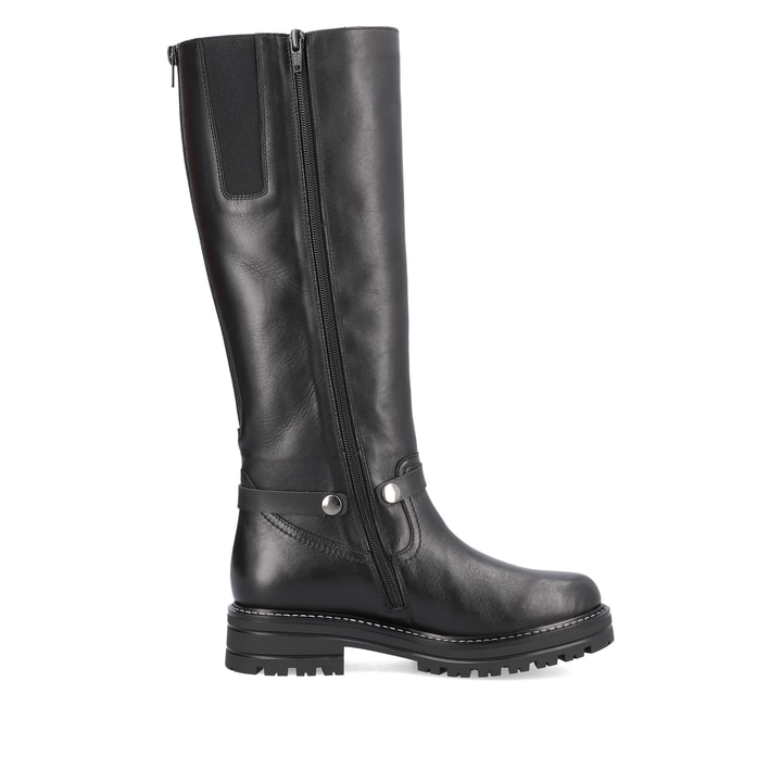 Remonte Artikelnummer D2282-01 remonte Damen Hochschaftstiefel tiefschwarz Kostenloser Versand international