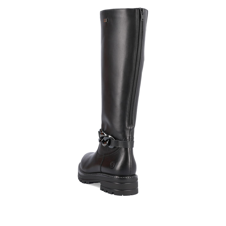 Remonte Artikelnummer D2282-01 remonte Damen Hochschaftstiefel tiefschwarz Kostenloser Versand international