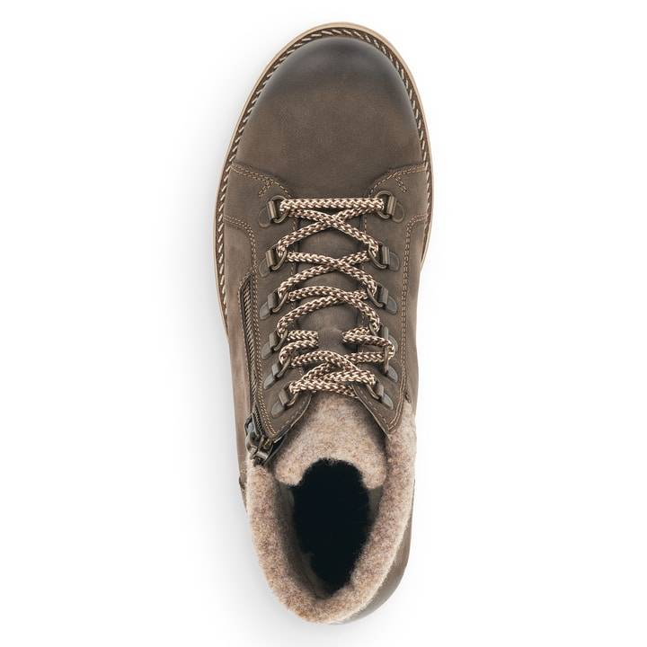 Remonte Artikelnummer D7478-45 remonte Damen Schnürstiefel asphaltgrau Begrenzt auf 3 Tage