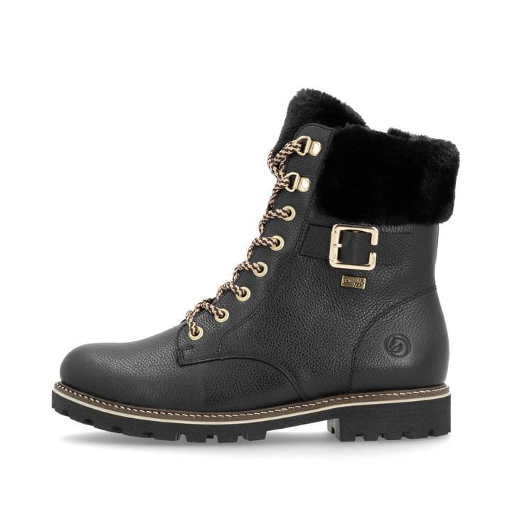 Remonte Artikelnummer D8481-02 remonte Damen Schnürstiefel tiefschwarz Im Verkauf